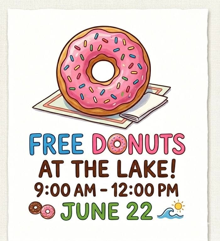 Free Donuts on Us in Russells Point June 22 image