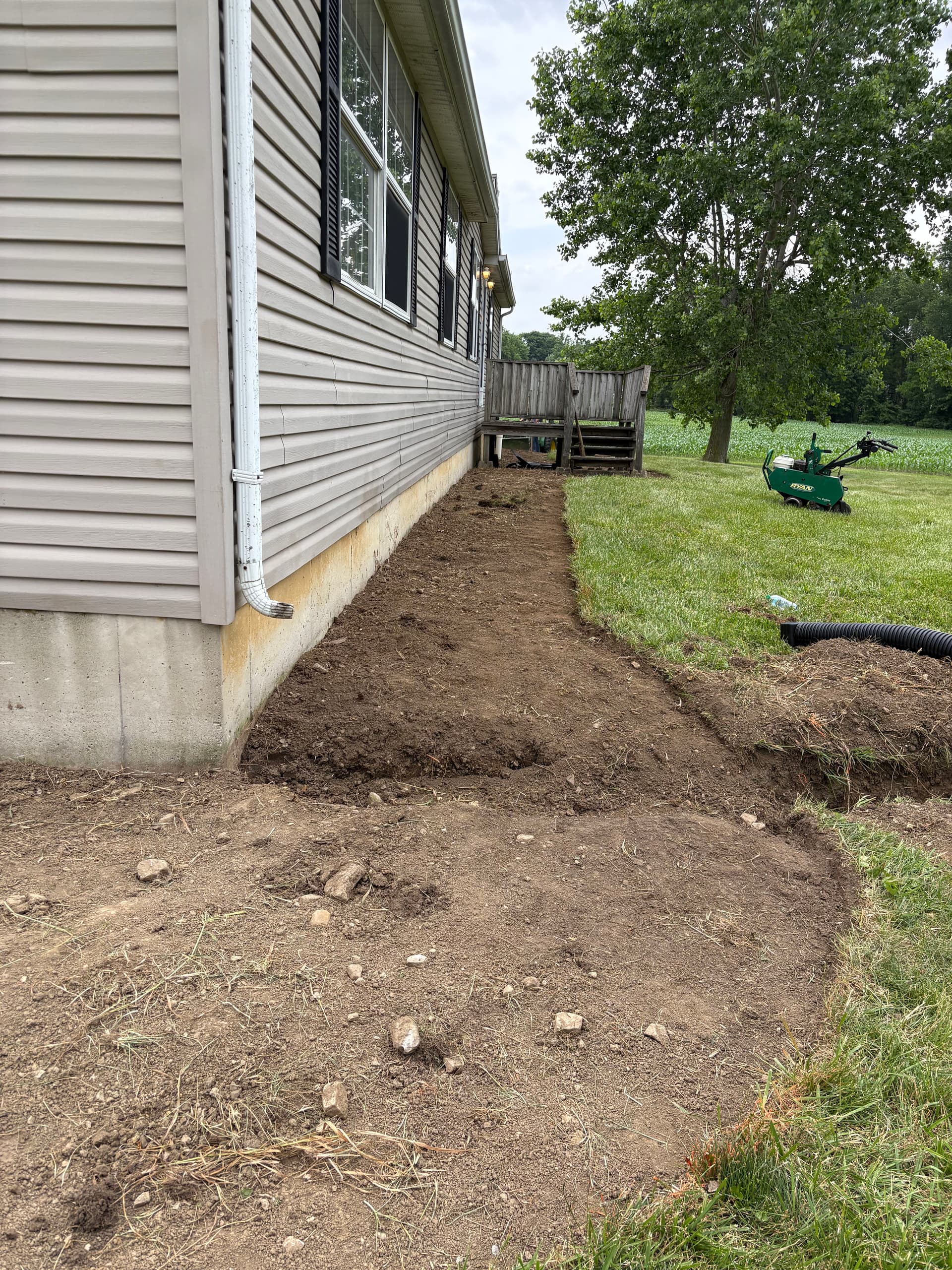 Gallery photos for New Landscape Beds Built From Scratch in Bell Center Ohio: Image #1