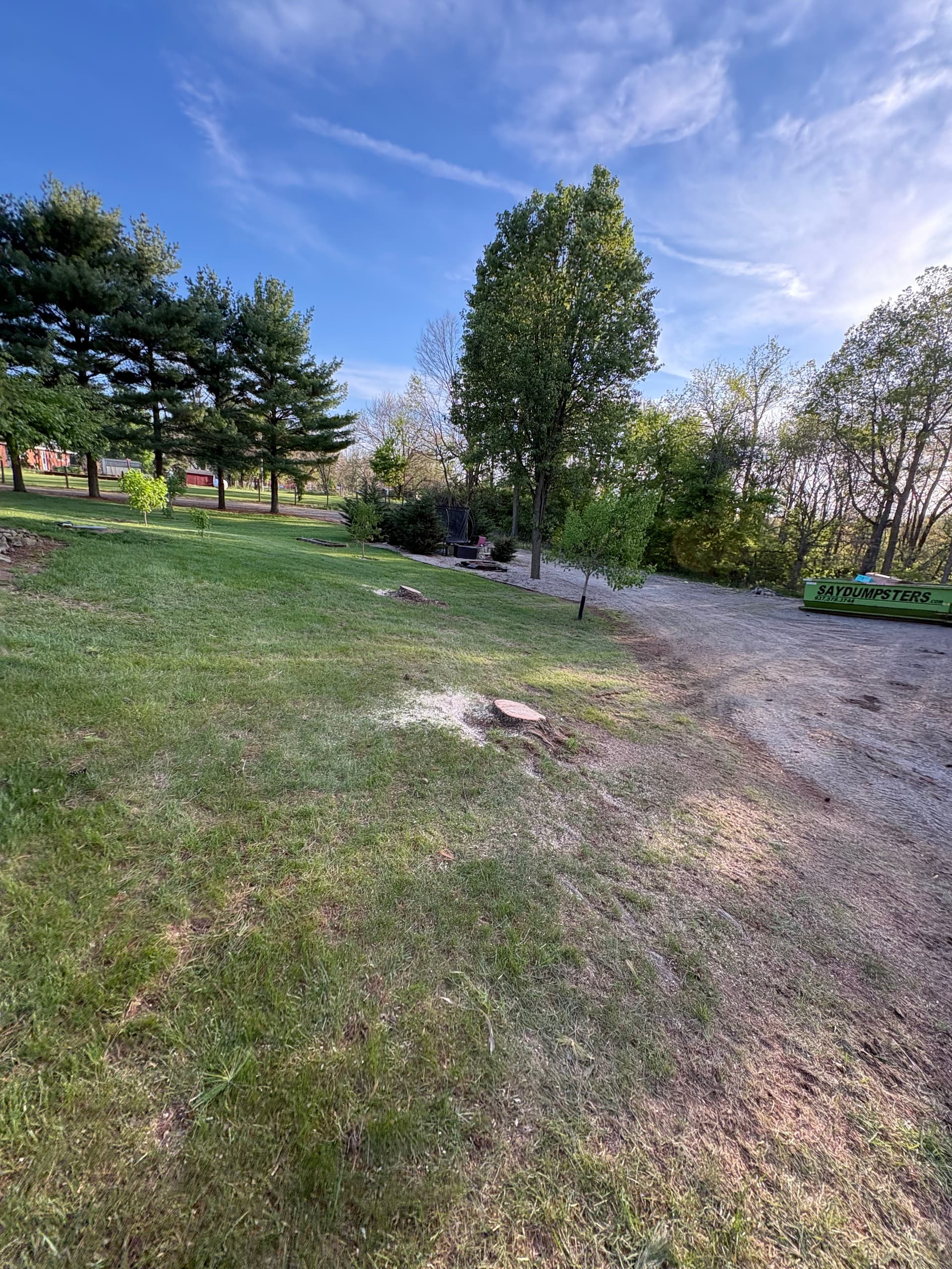 Gallery photos for Tree Removal, Pond Removal and Hardscape Work on a Big Property: Image #2