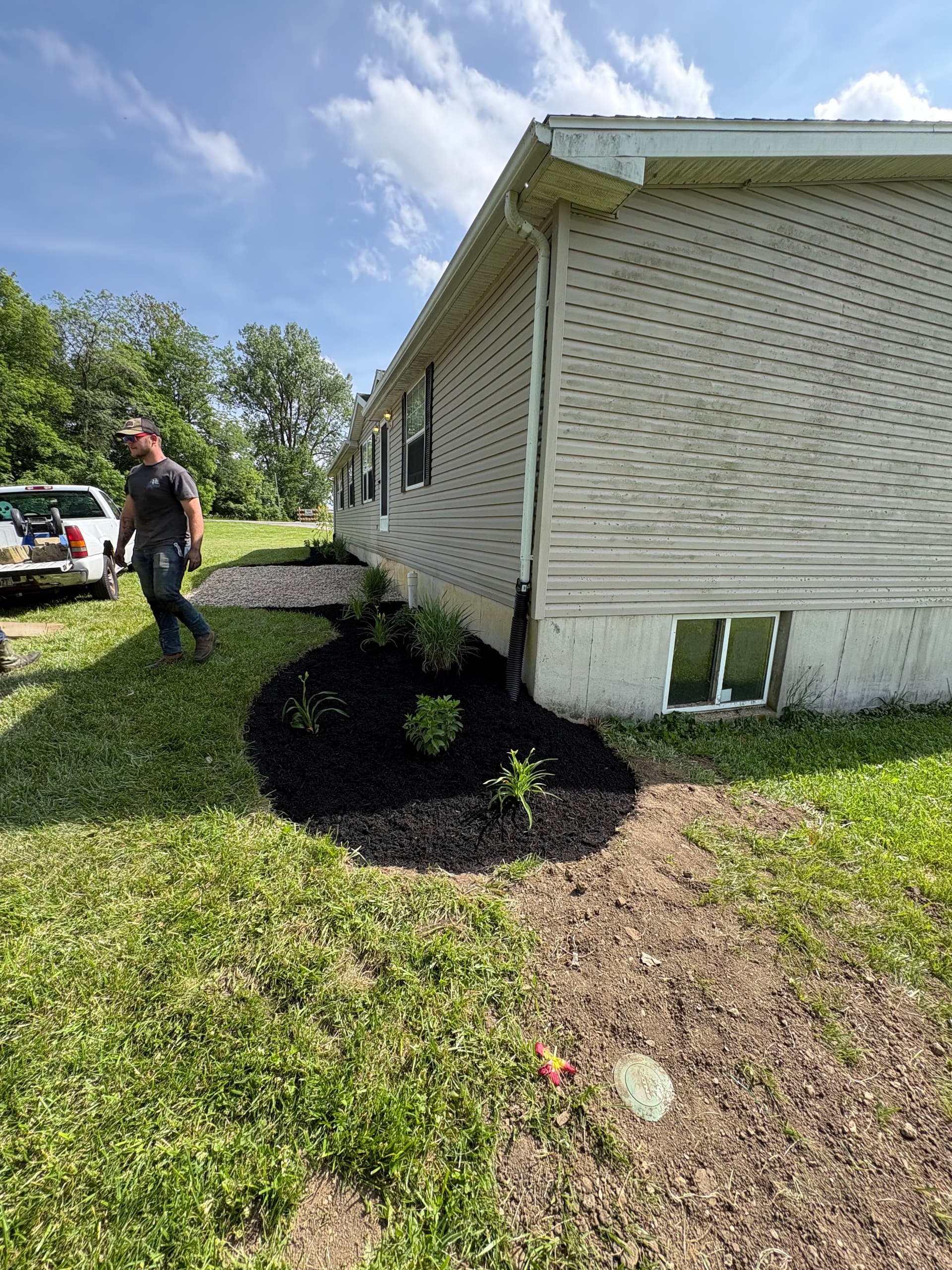 Gallery photos for New Landscape Beds Built From Scratch in Bell Center Ohio: Image #8
