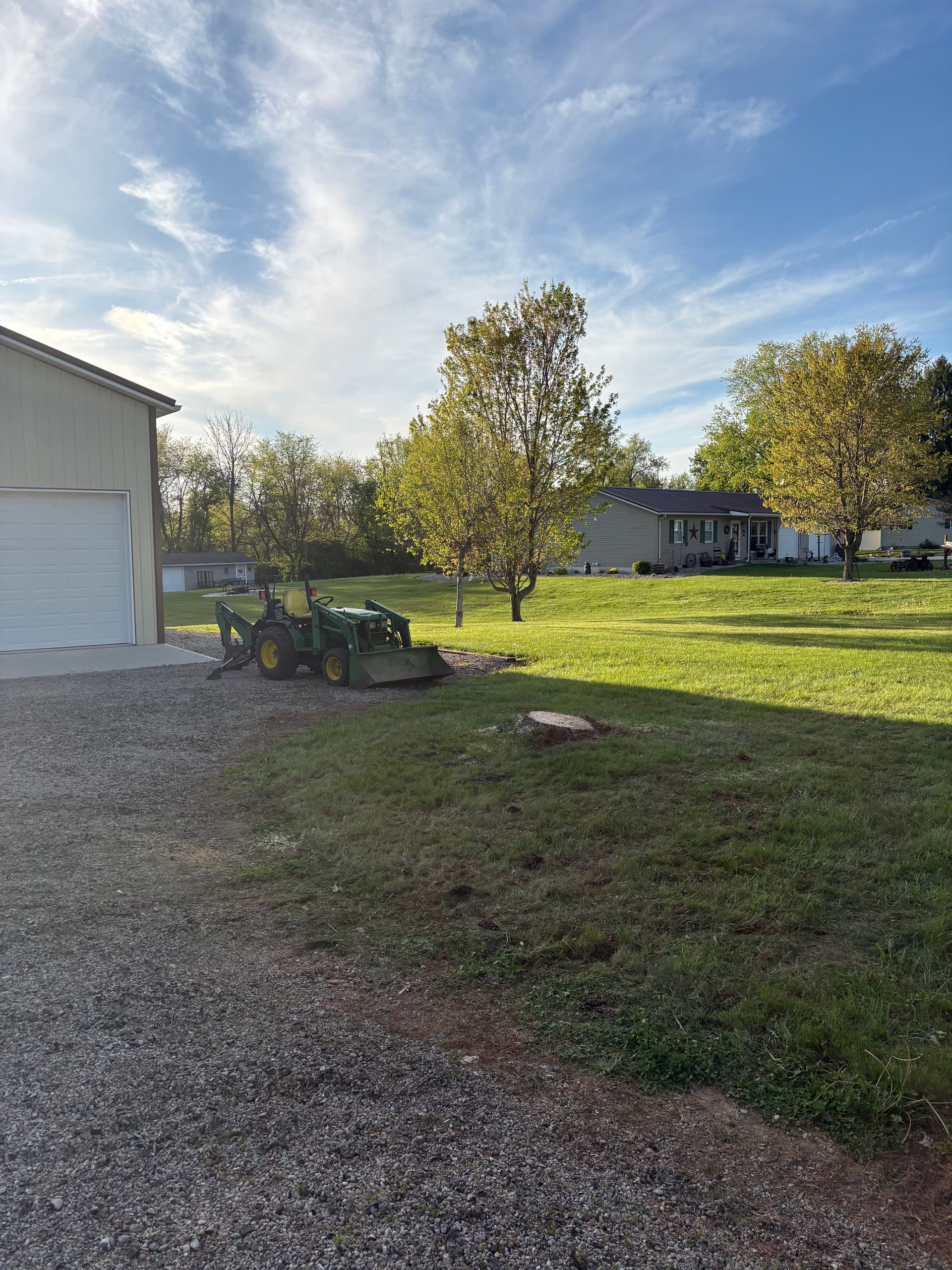 Tree Removal, Pond Removal and Hardscape Work on a Big Property image